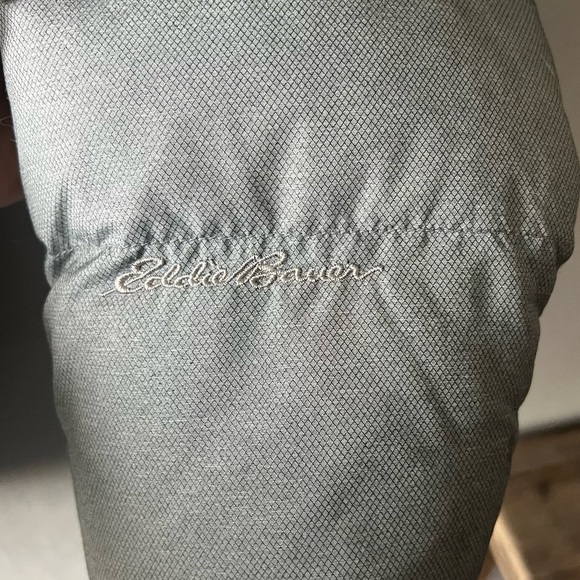Eddie Bauer Grey Down Puffer Jacket Size XL - Picture 9 of 12